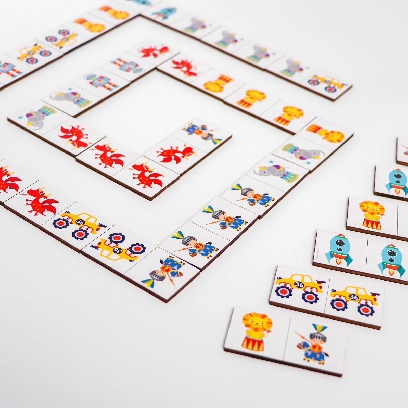 Настольная игра Лесная мастерская Домино - фото 2
