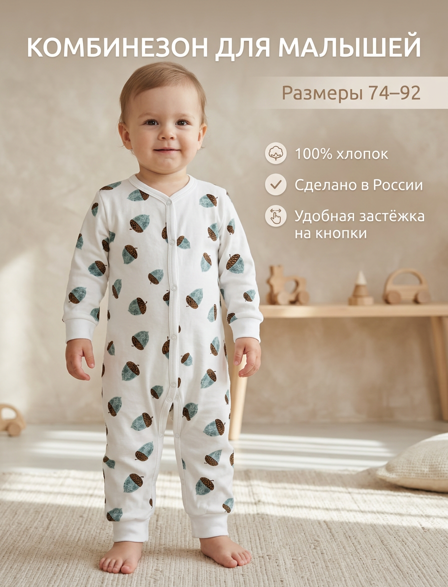 Комбинезон Milkymania 120желуди - фото 13