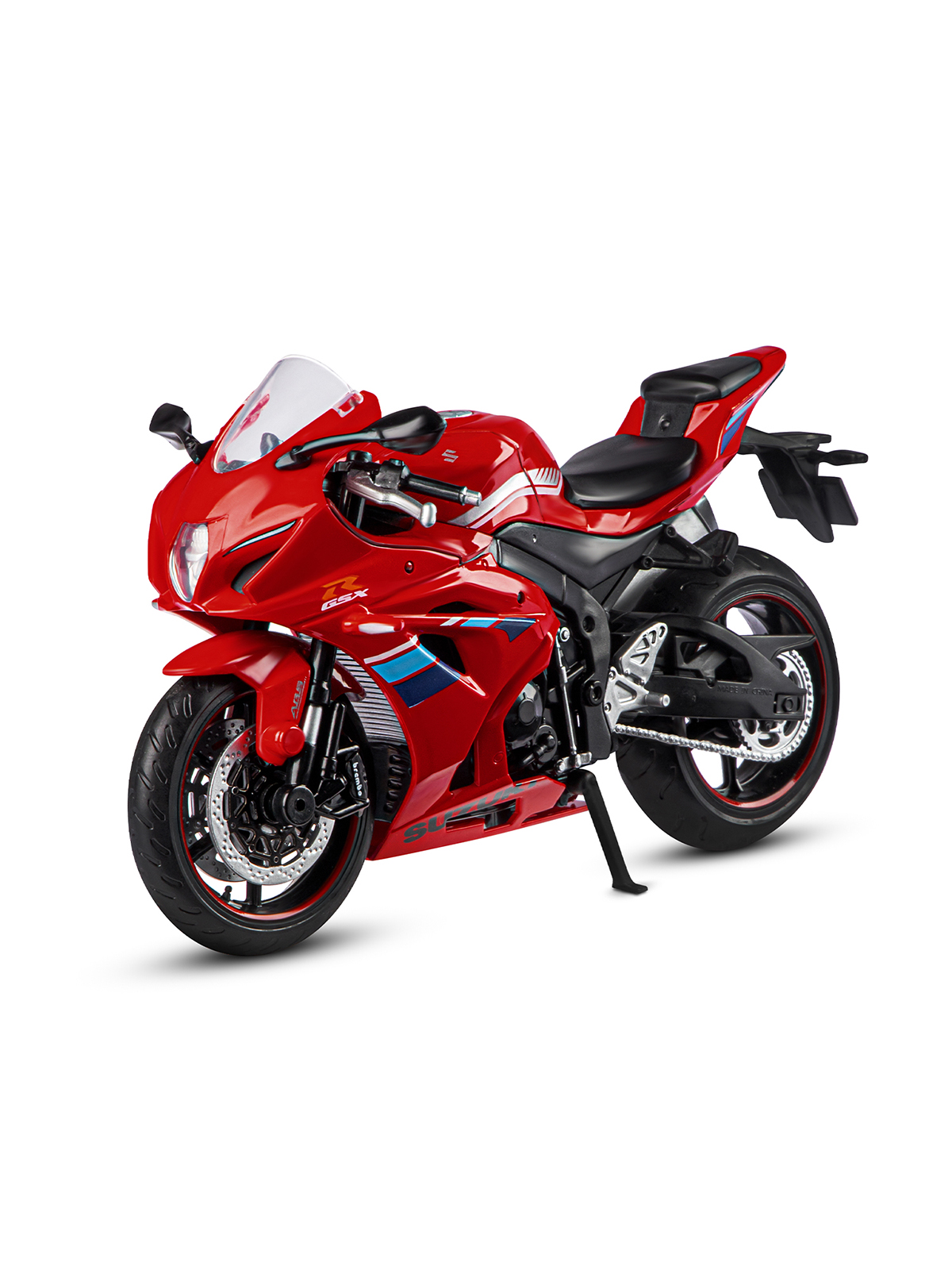 Мотоцикл АВТОпанорама Suzuki GSX R1000 1:12 JB1251604 - фото 7