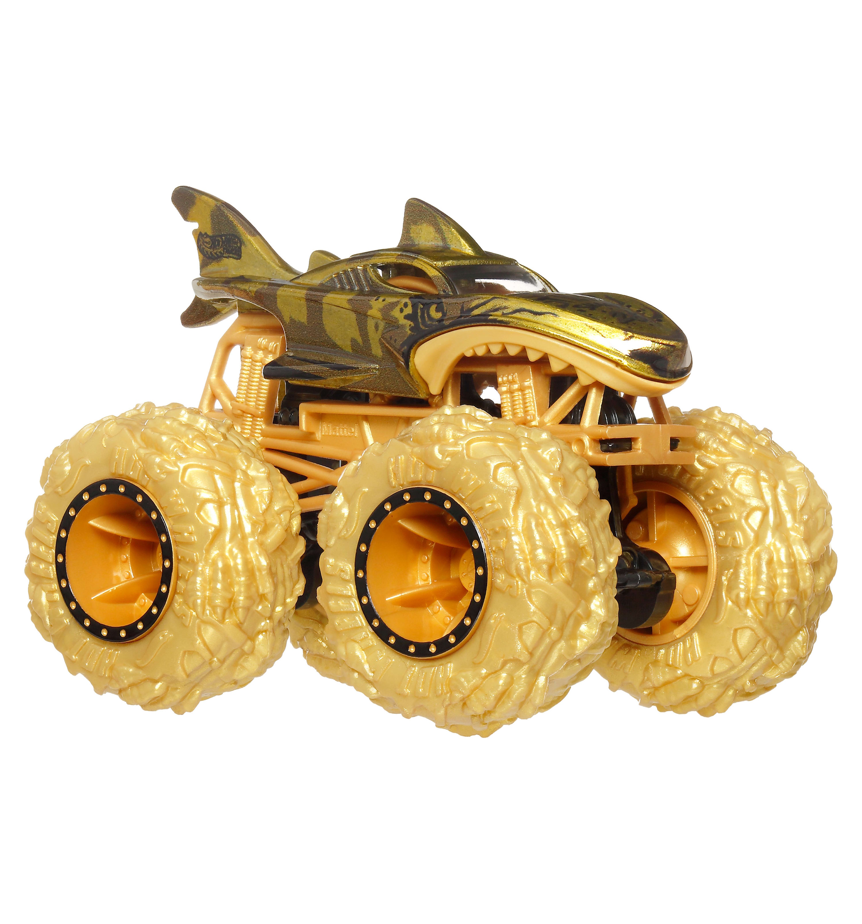 Монстр-трак Hot Wheels Золотой промо‑монстр‑трак 1:64 JJB12 - фото 3