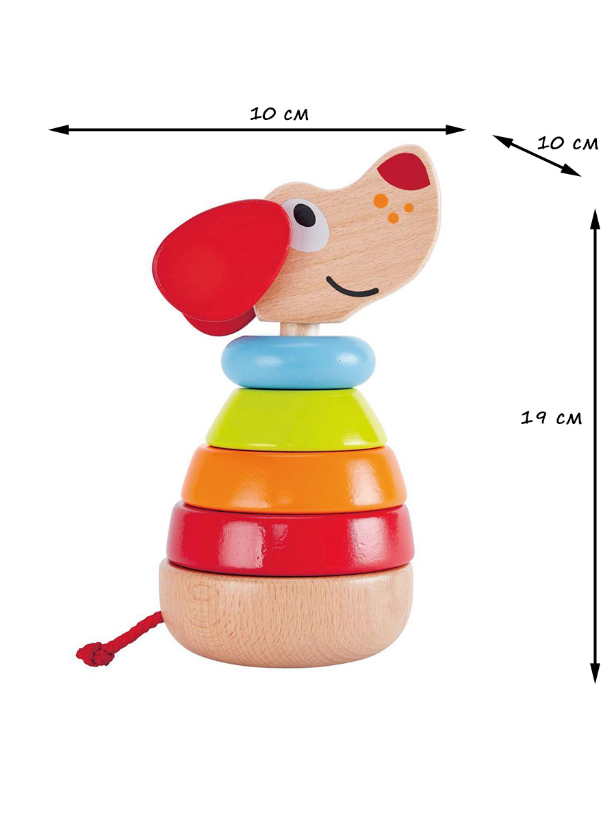 Игрушка Hape пирамидка Собака - фото 5