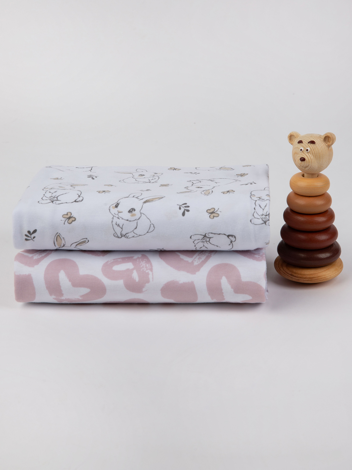 Пелёнка inlovery трикотаж 90х120 см 2 шт. - фото 20