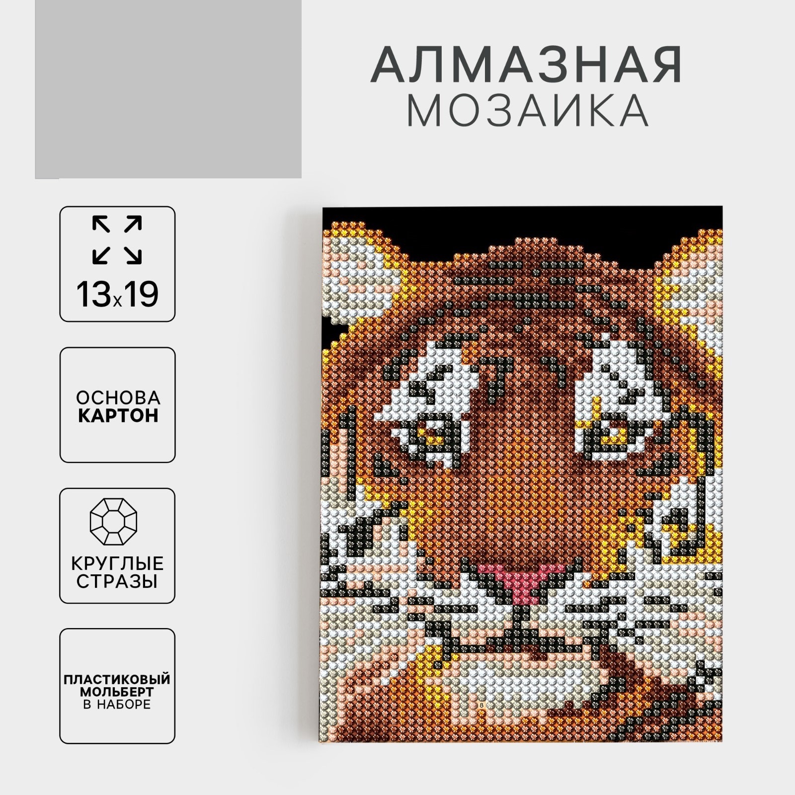Алмазная мозаика Школа Талантов Тигр - фото 1