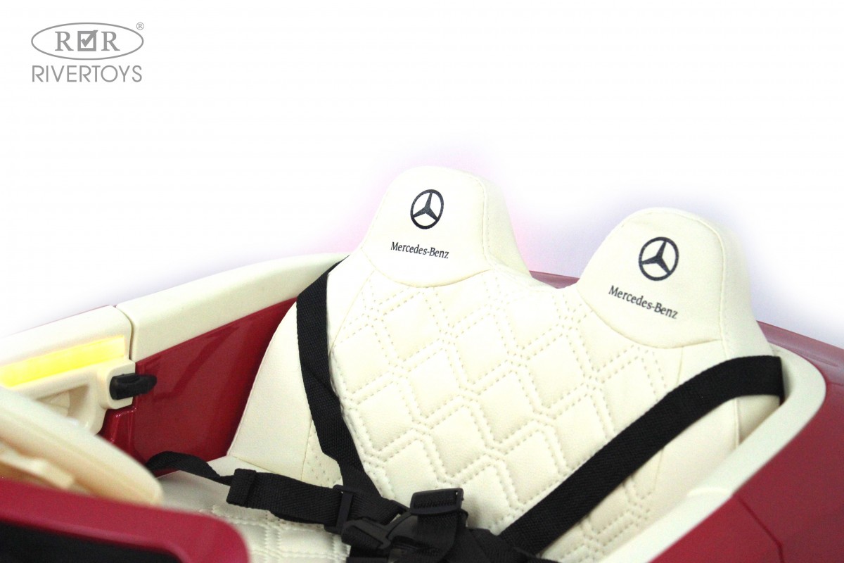 Электромобиль RIVERTOYS Mercedes М333БХ-PINK-GLANEC С пультом ДУ - фото 15