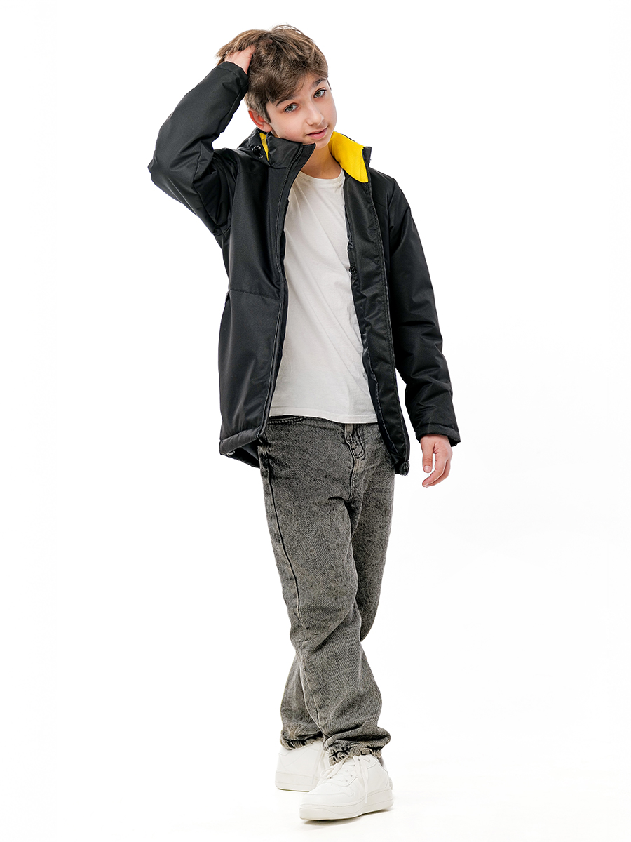 Куртка RODOS М-245/черный(желтый) - фото 4