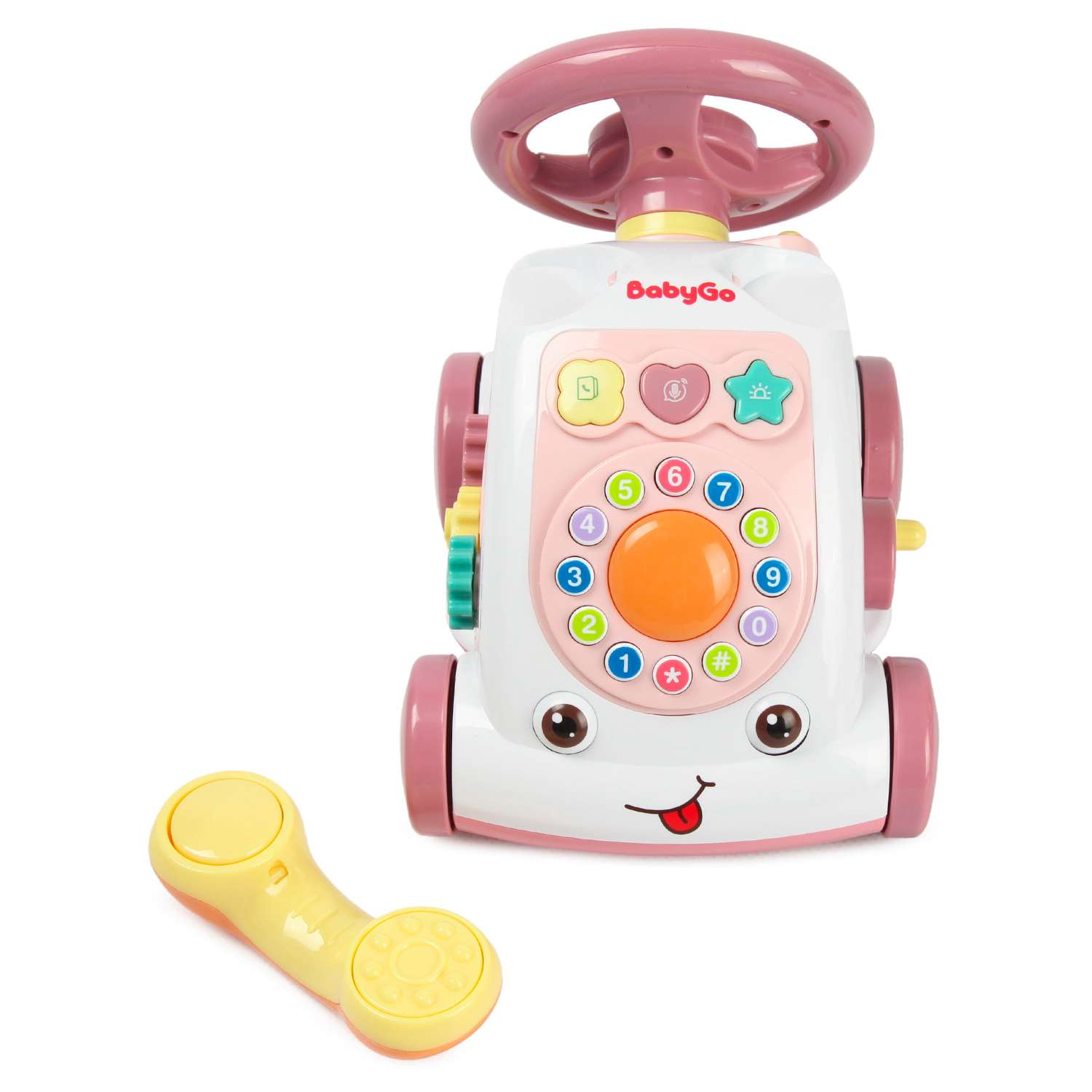 Игрушка интерактивная Baby Go Телефончик OTE0654504 - фото 6
