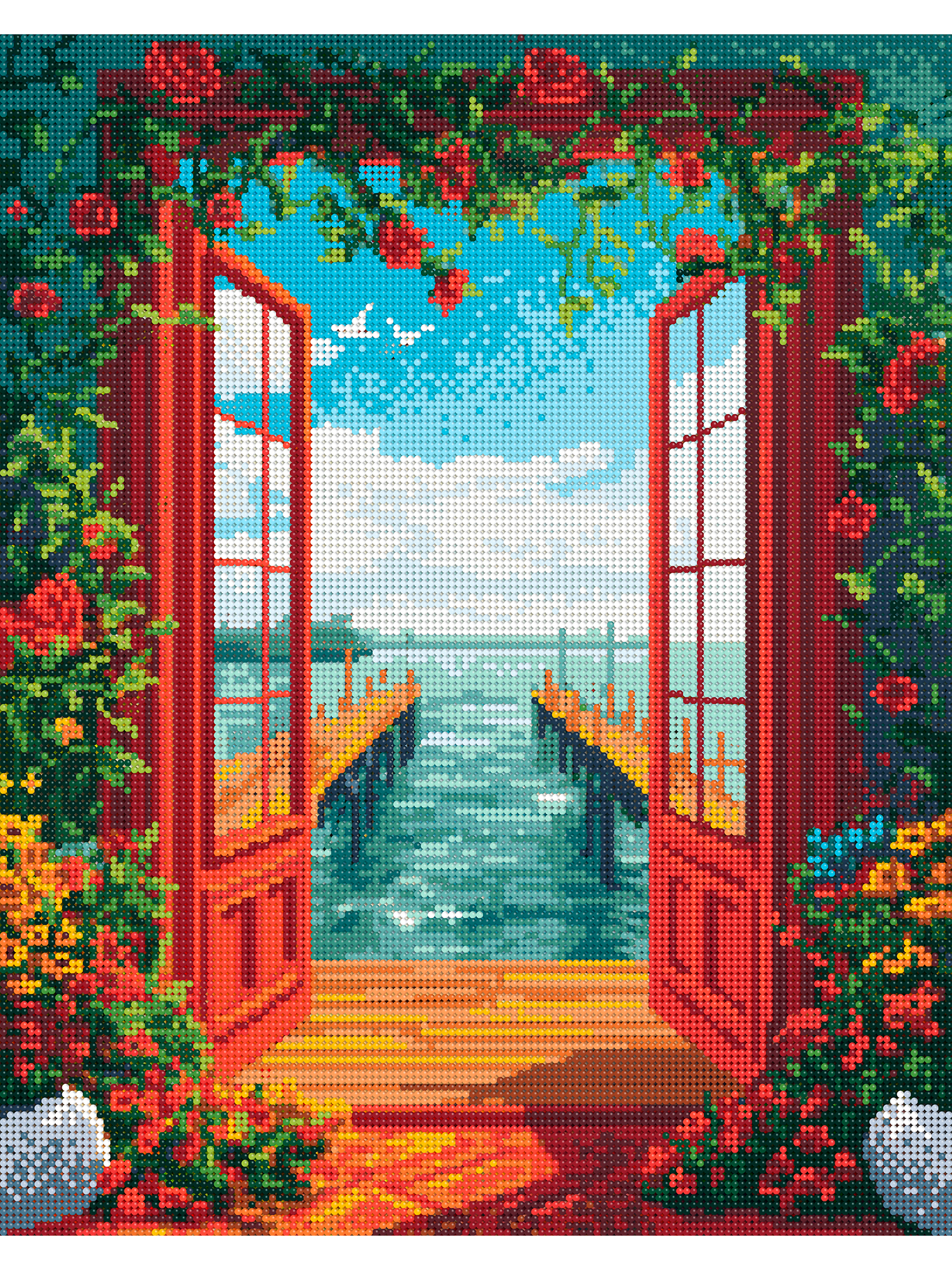Алмазная мозаика Art on Canvas Вид на море в ассортименте - фото 2