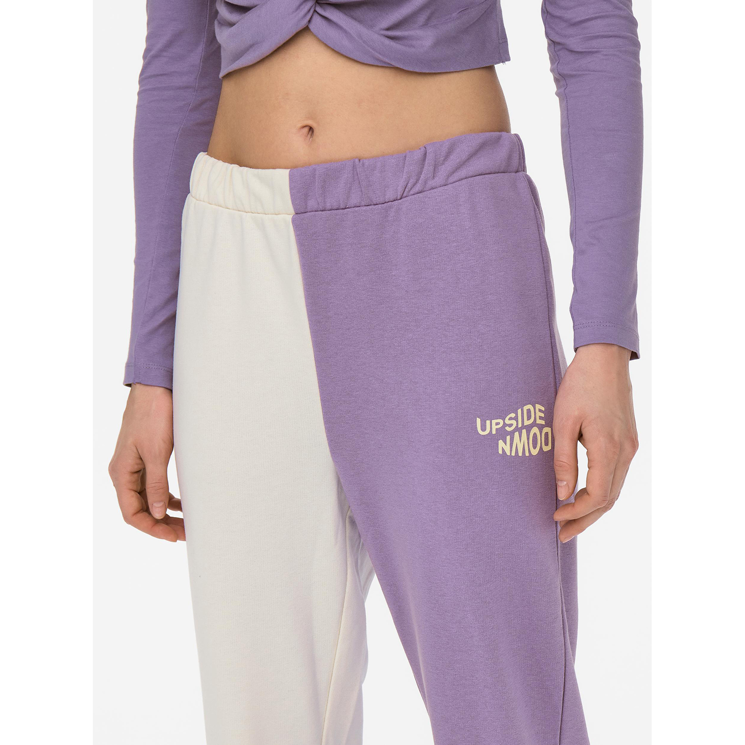 Брюки ONLY 15252175/Chalk Violet - фото 4