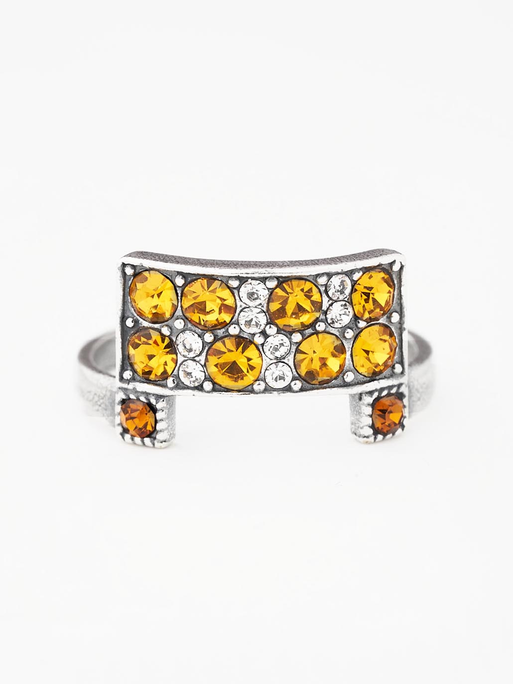 Кольцо Shine and Beauty 80710-413-к-стразыоранж - фото 4