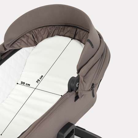 Коляска 2в1 MOWbaby Zoom 2в1, mocca коричневый