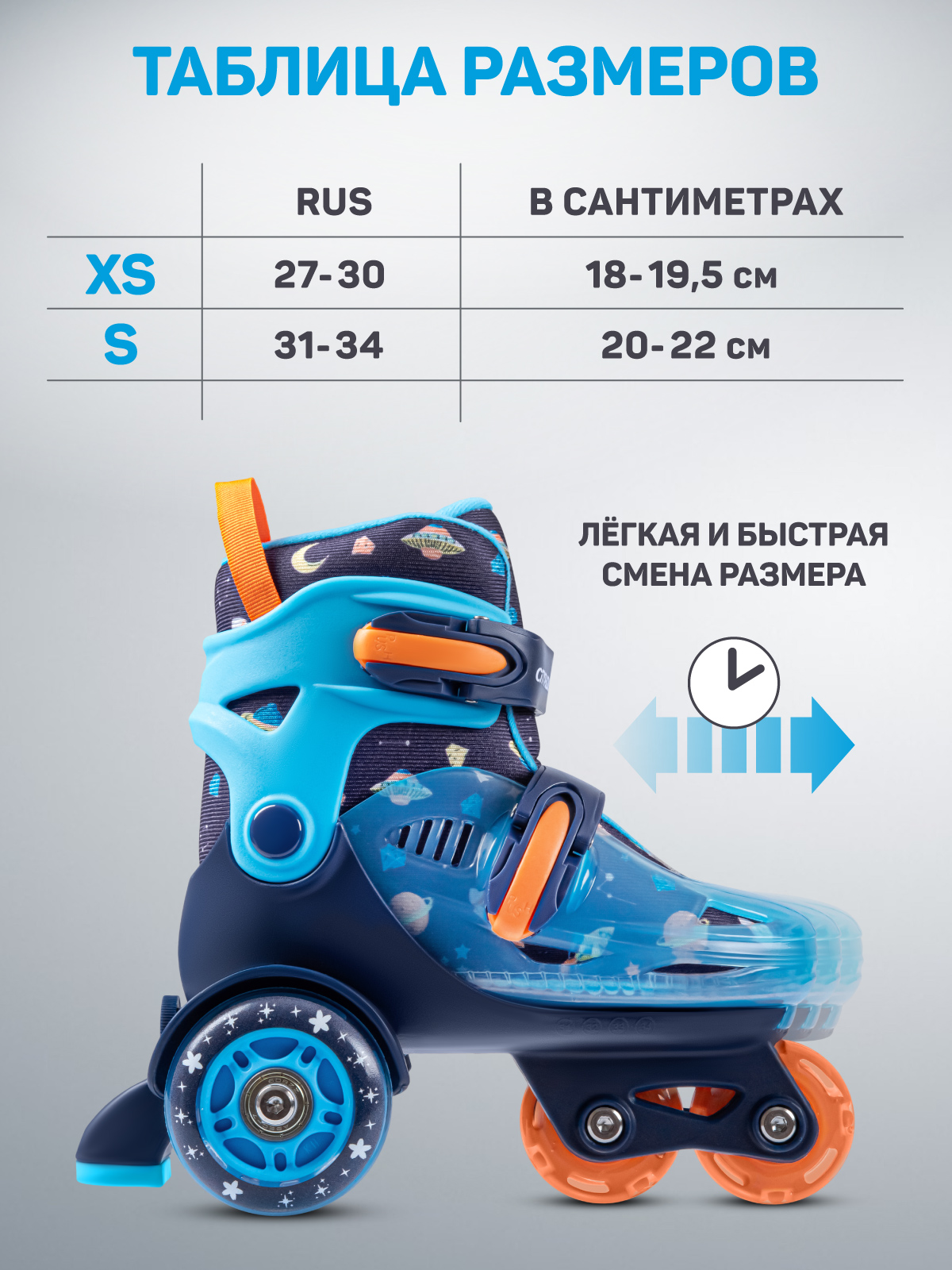 Роликовые коньки CITYRIDE S 31-34 - фото 2