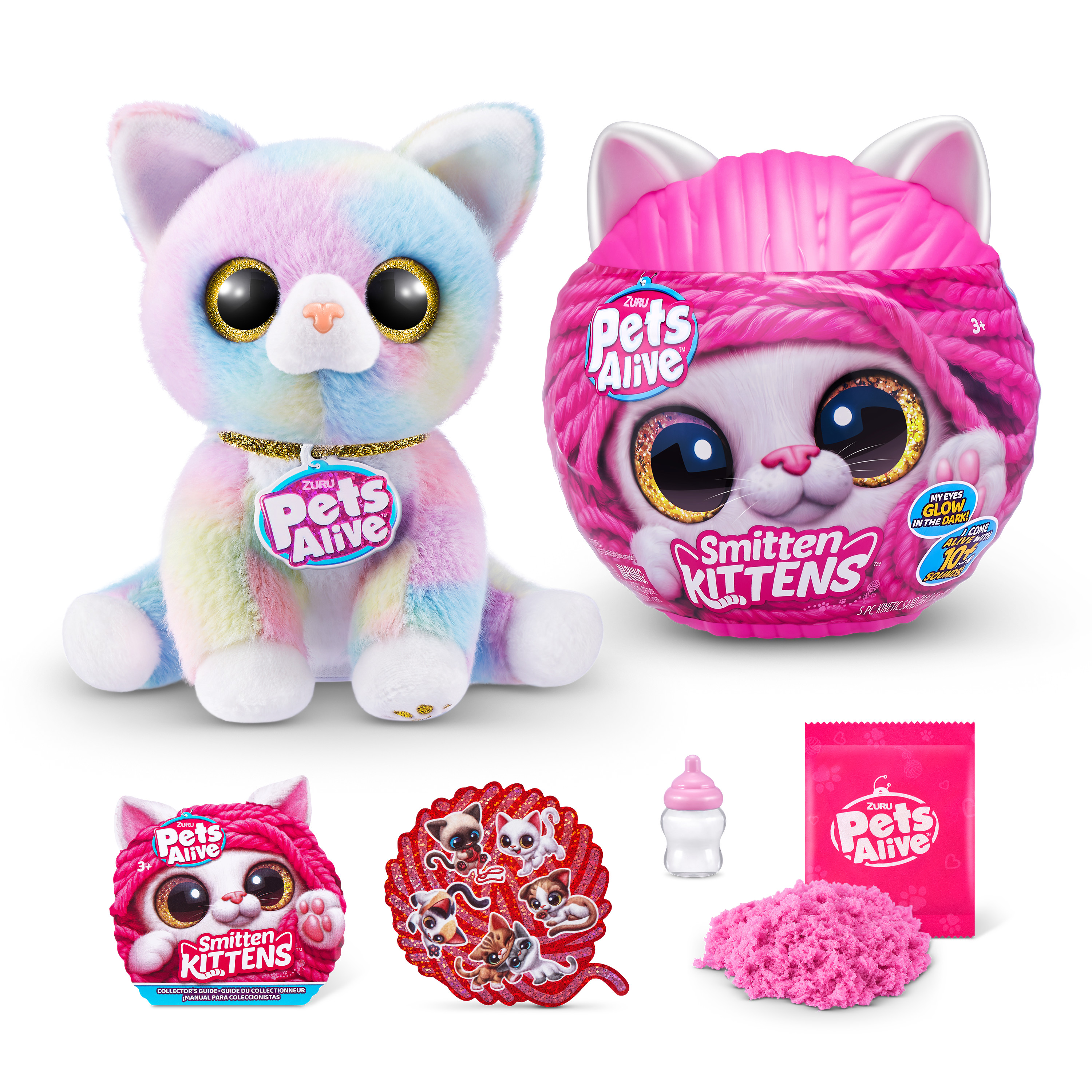 Игрушка мягкая Zuru Pets Alive котик Smitten Kittens - фото 14