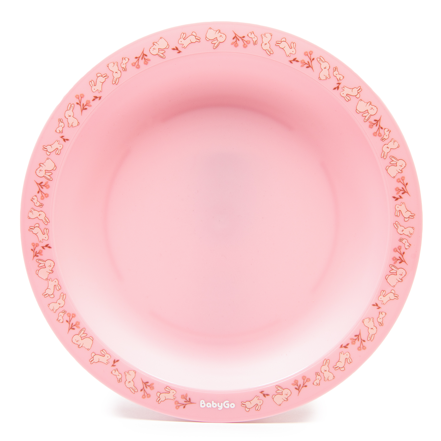 Тарелка BabyGo Pink 1 предм. - фото 1