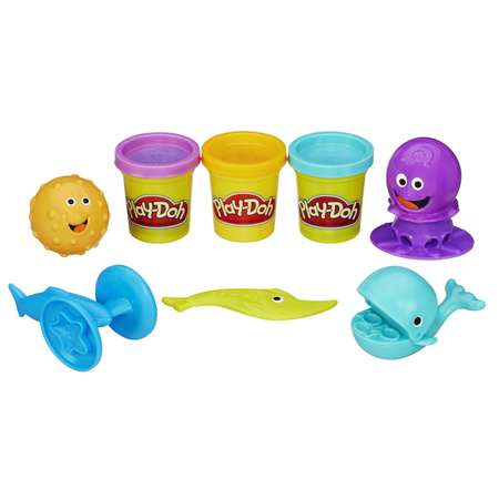 Пластилин Play-Doh Подводный мир 3 цв.