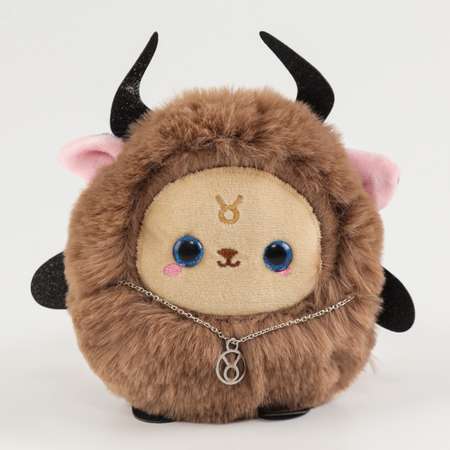 Игрушка мягкая POMPOSHKI бычок Зодиаки Телец