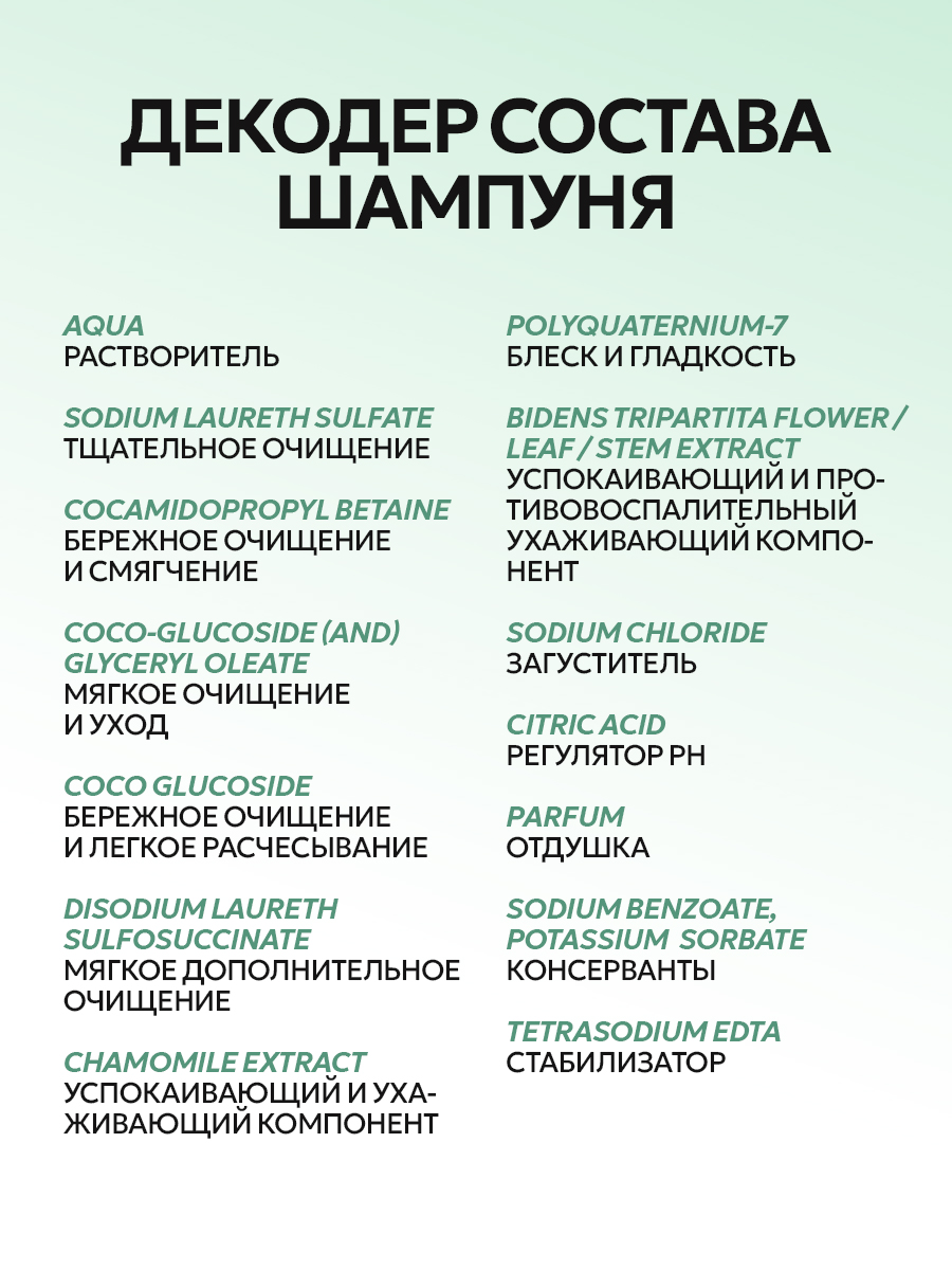 Шампунь NICE by Septivit PRO LINE детский без слез 0+ 1000 мл - фото 7