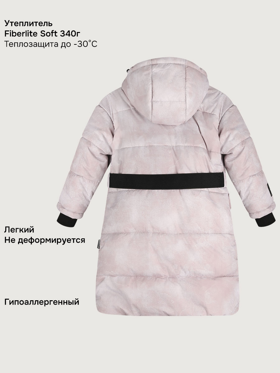 Пальто NIKASTYLE 6з7425 пудра - фото 7