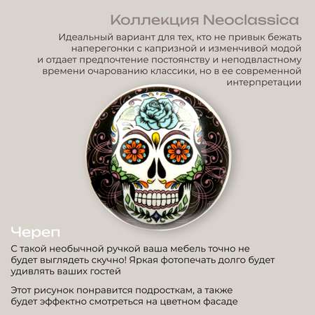 Ручка для мебели Blumen Haus Череп