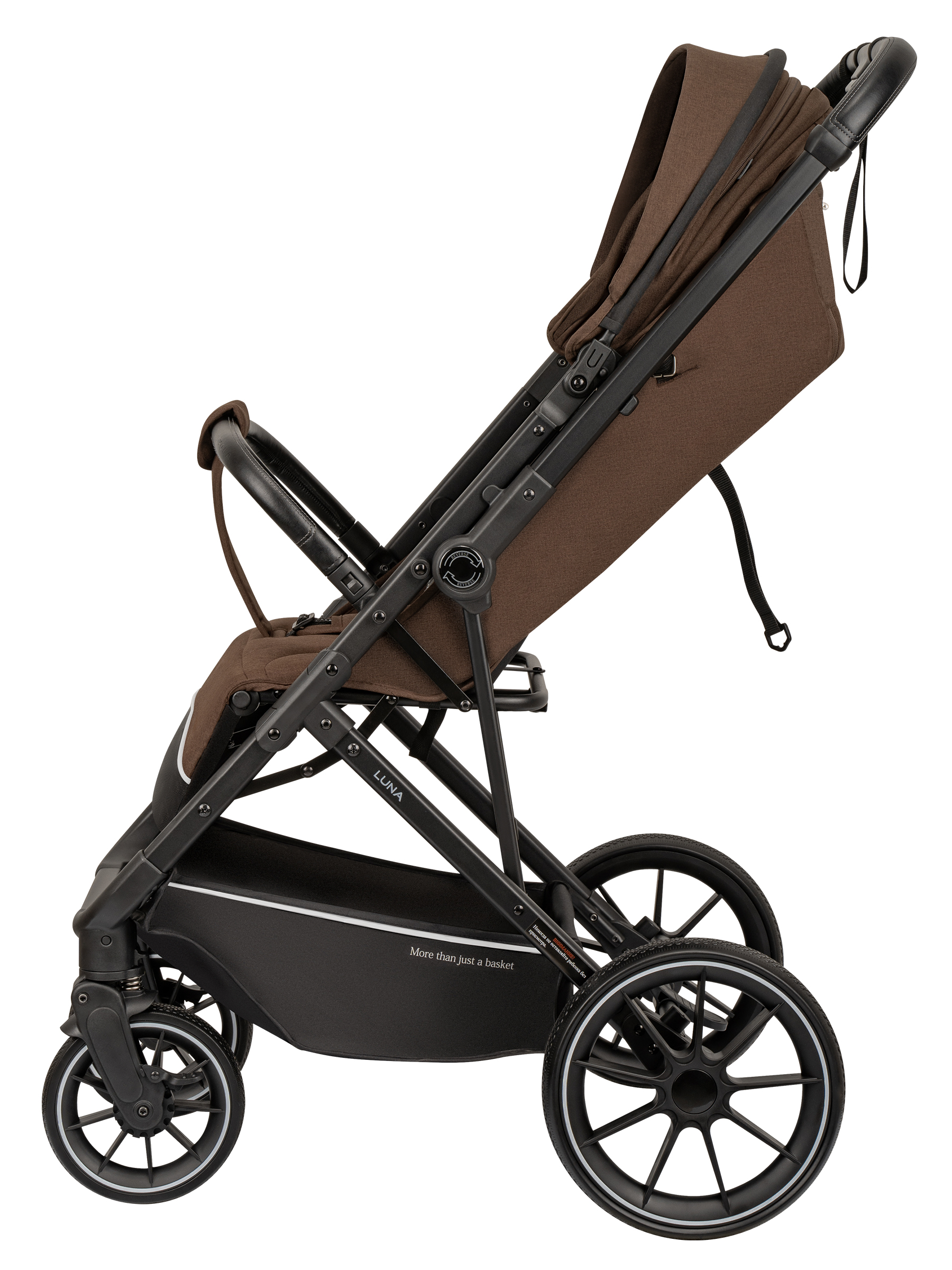 Коляска прогулочная JOVOLA Luna коричневый - фото 7