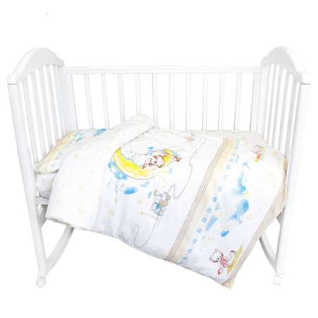 Комплект постельного белья Baby Nice Мишка на Луне 6предметов DMH15/18