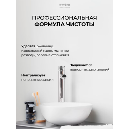 Средство для чистки сантехники Zetter Для ванной и туалета 300 мл