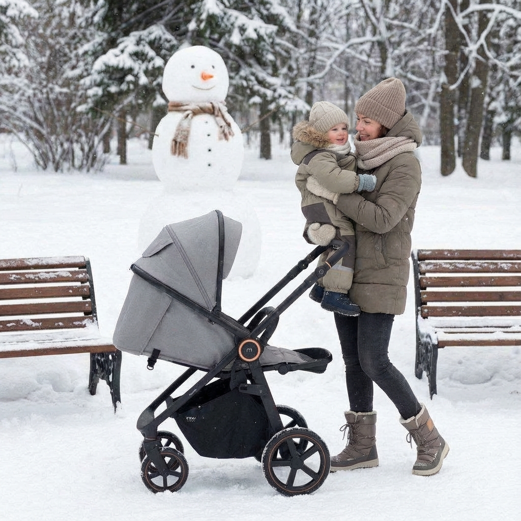 Коляска прогулочная MOWbaby Trail серый - фото 2