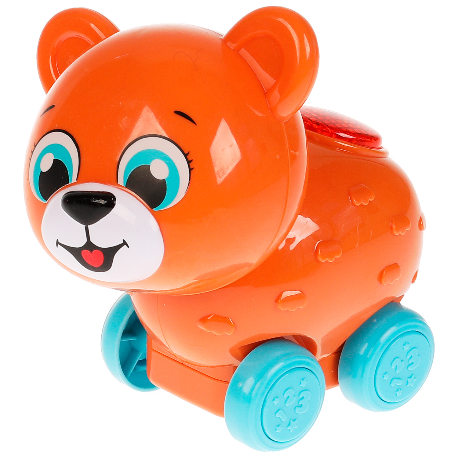 Каталка УМка Мишка оранжевый - фото 1