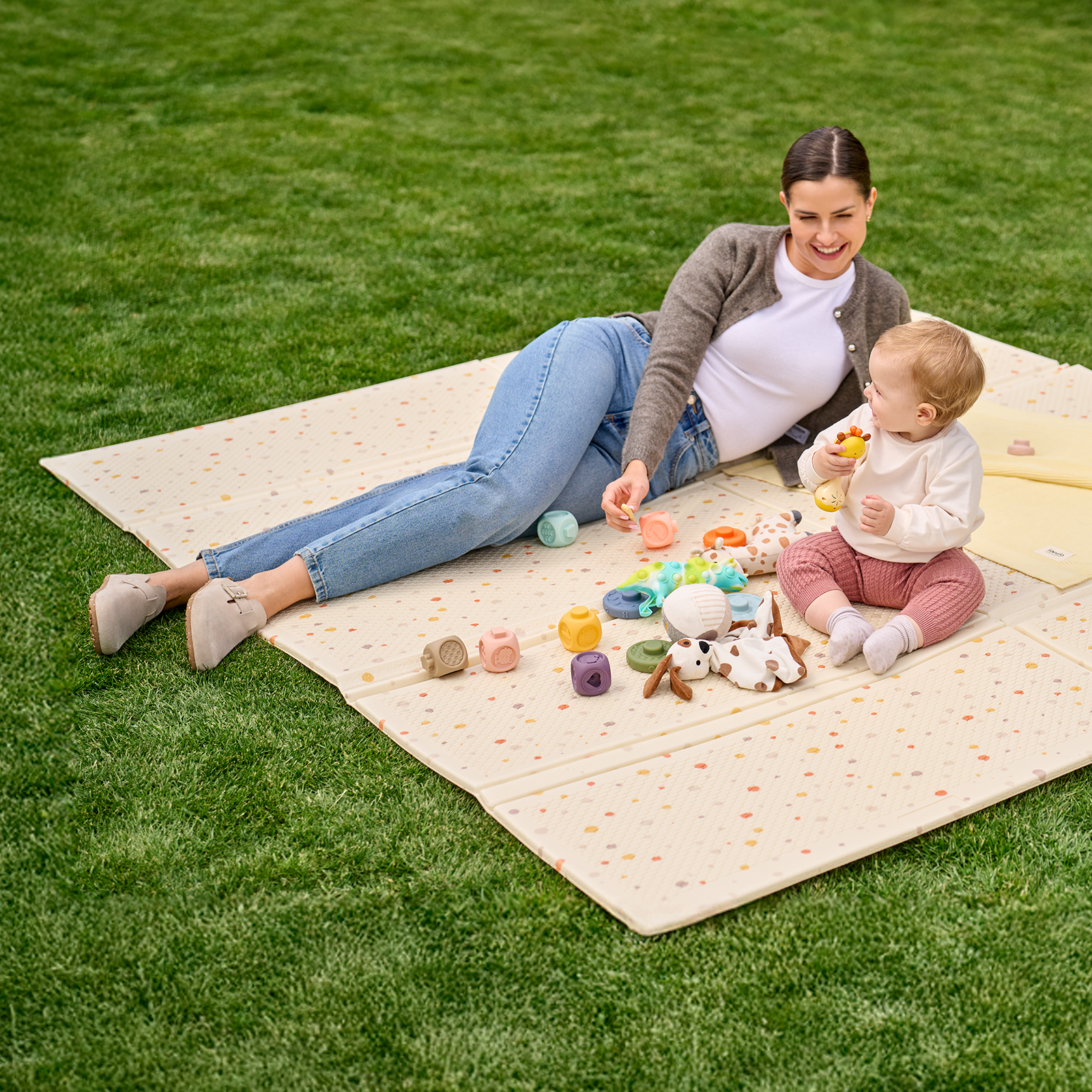 Детский складной коврик Lionelo Zora 180 x 201 см - фото 14