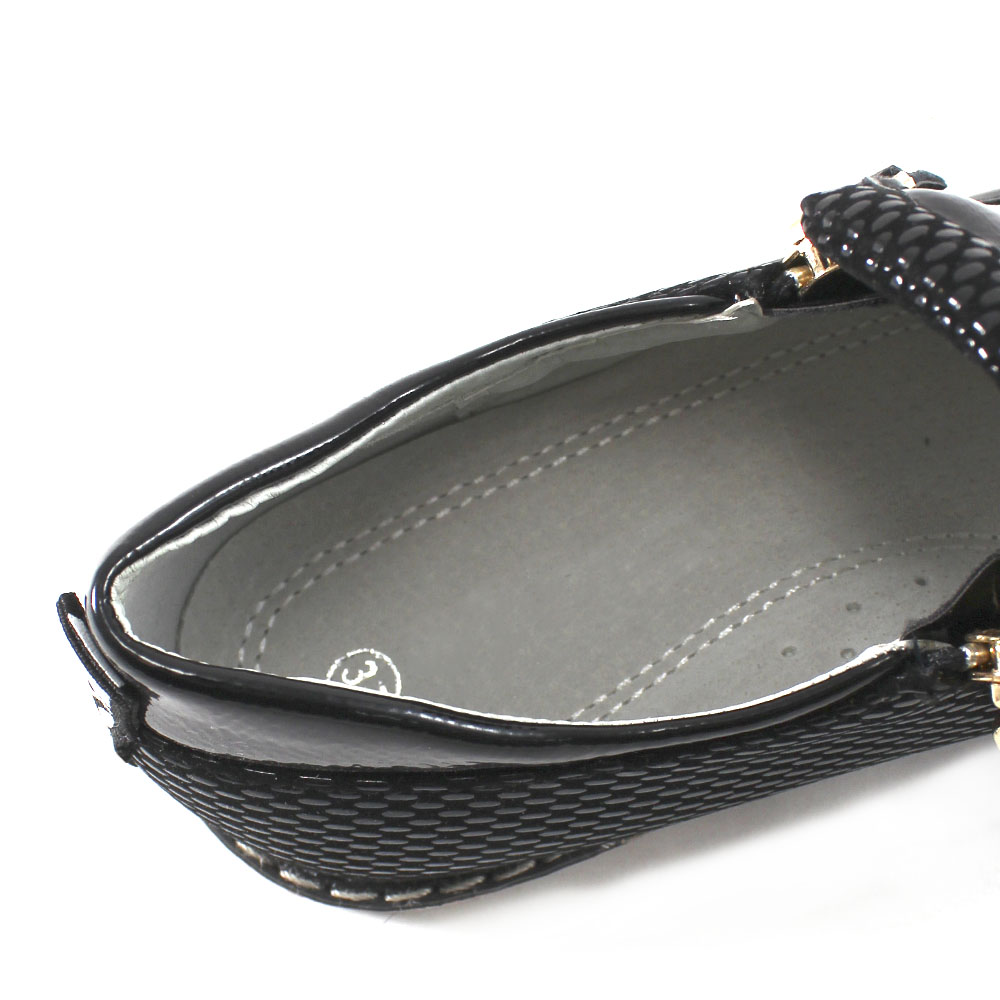 Туфли Europen R175-28-СВ EUROPEN Туфли для девочки,черный кожа - фото 5