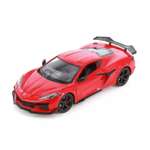Автомобиль Welly Chevrolet Corvette Z06 красный 1:38