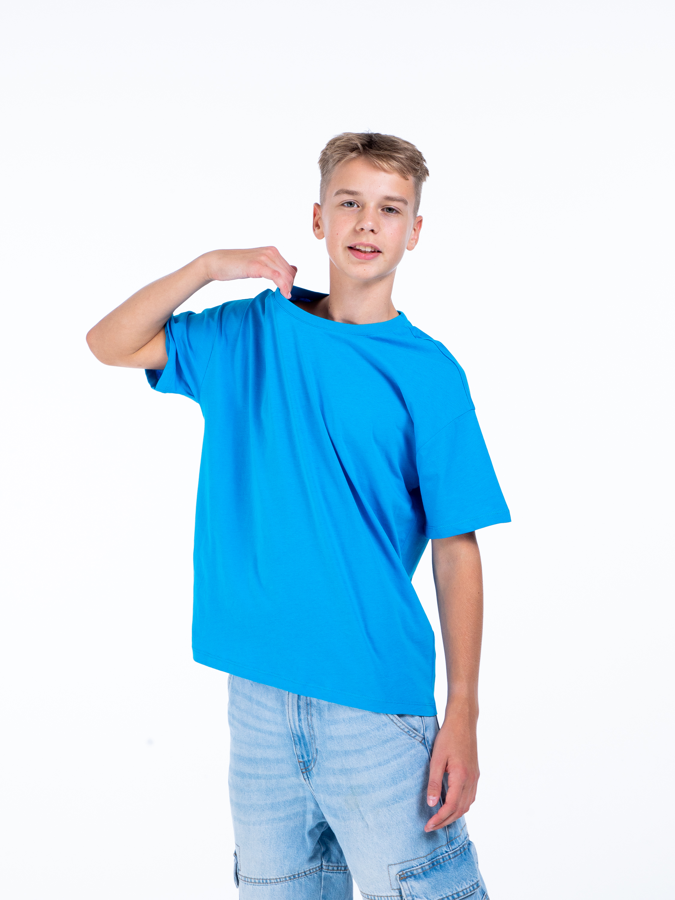 Футболка STELLA MODA 11601._яр.голубой - фото 14