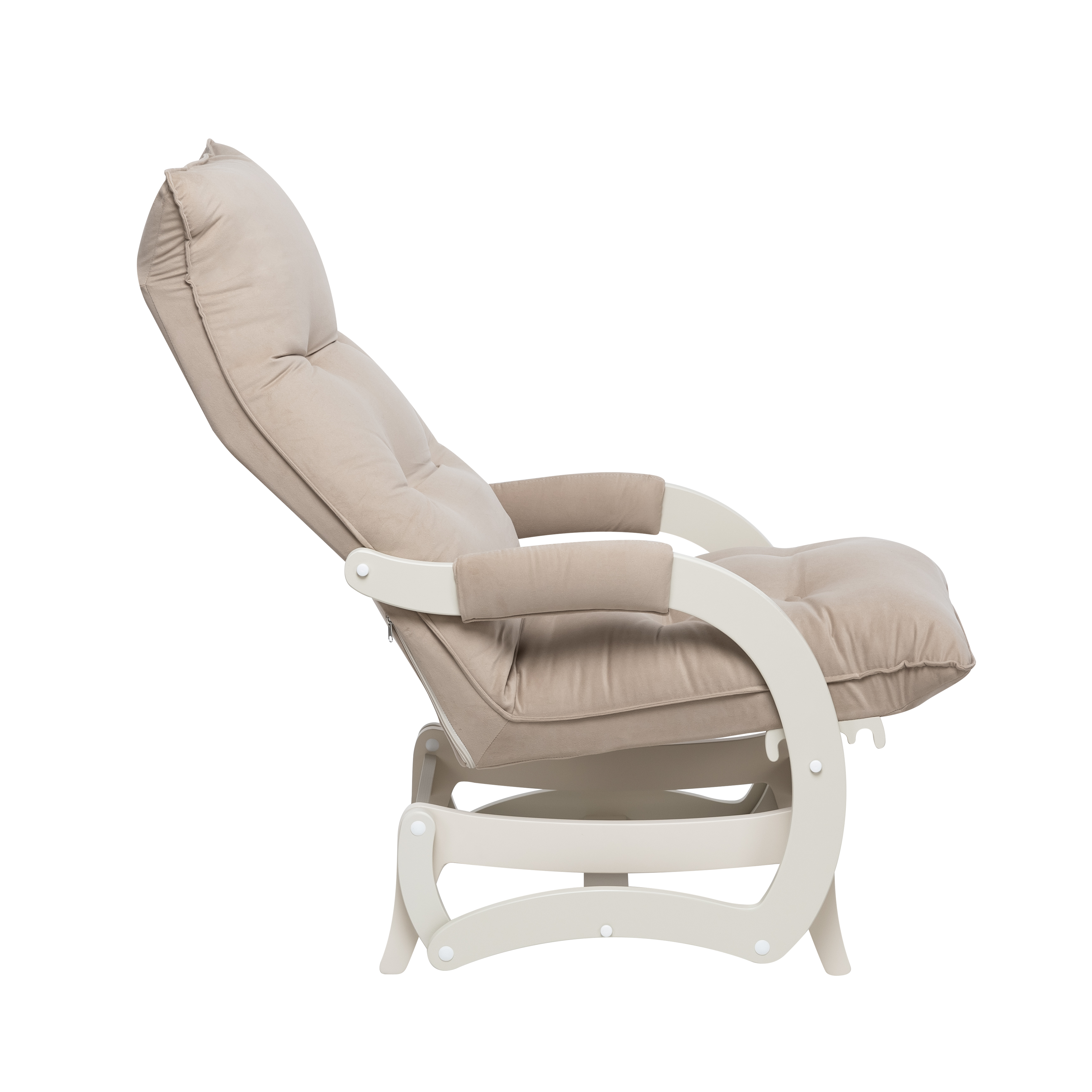 Кресло-качалка Leset Луно бежевый - фото 3