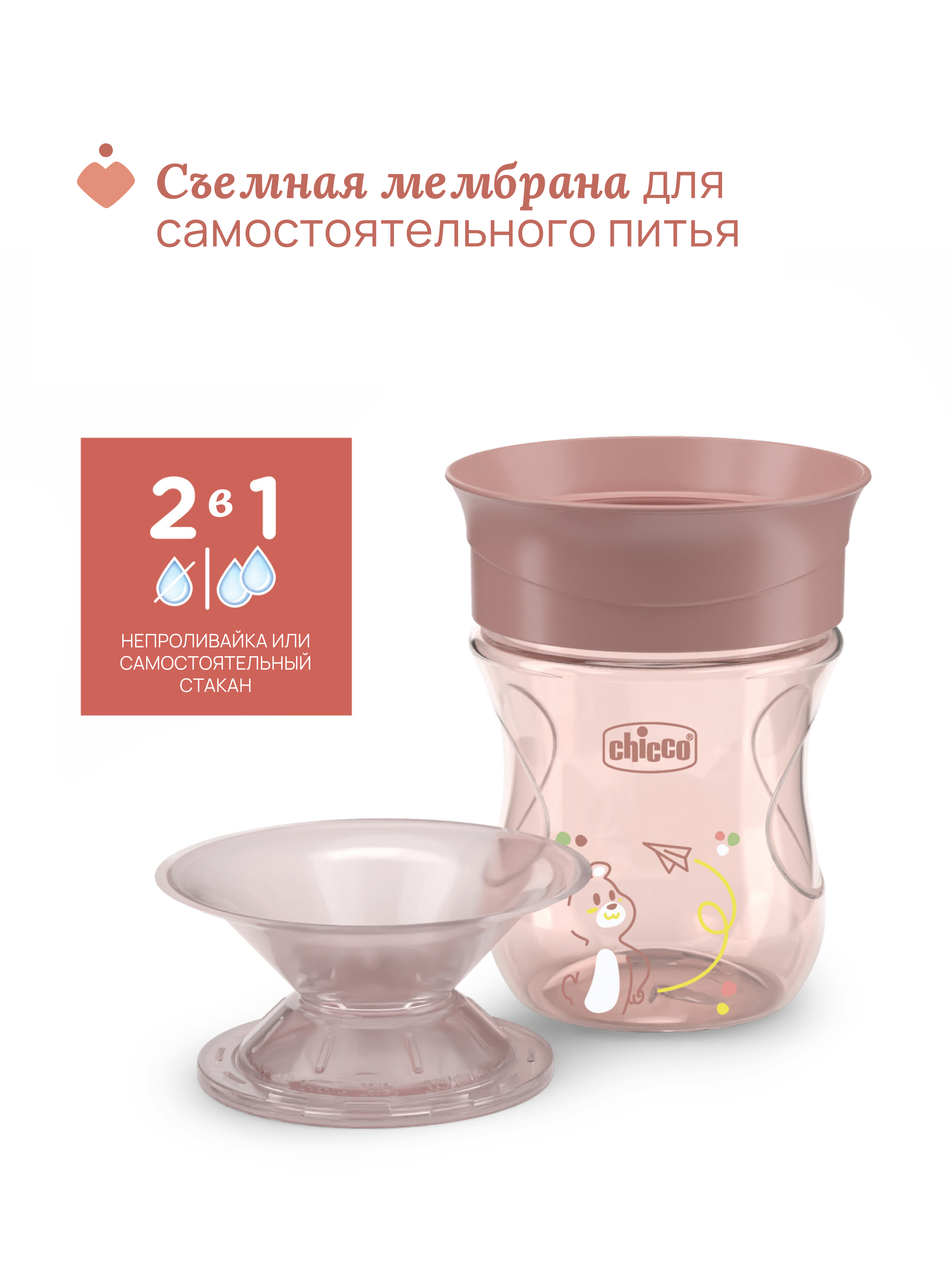Поильник Chicco 200 мл - фото 7