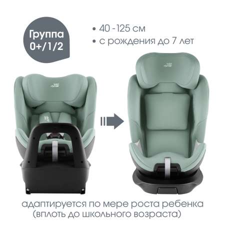 Автокресло Britax Roemer Swivel Jade Green 0+/1/2 (0-25 кг) зеленый