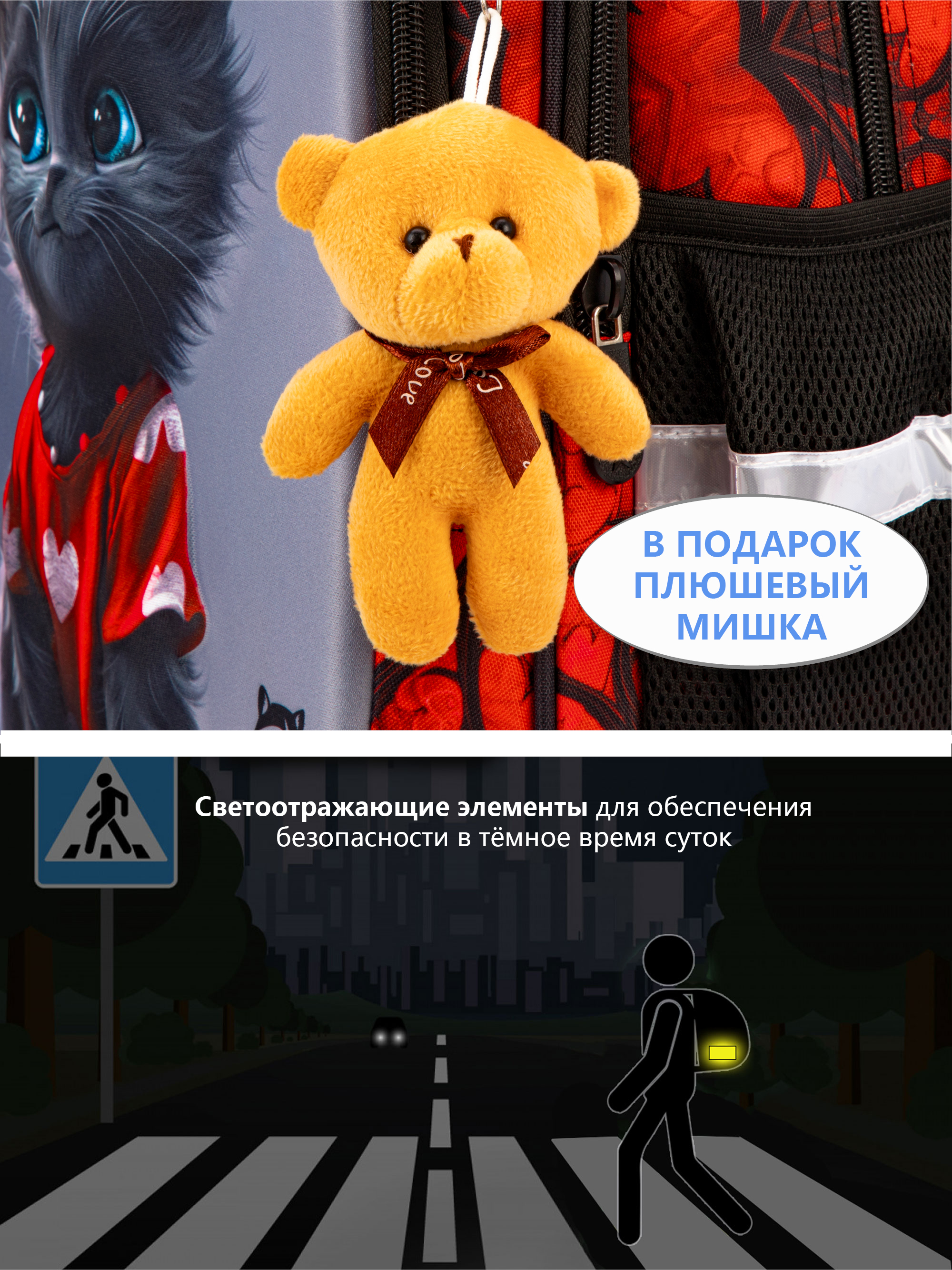 Рюкзак School Standard первокласснику набор 4 в 1 - фото 14