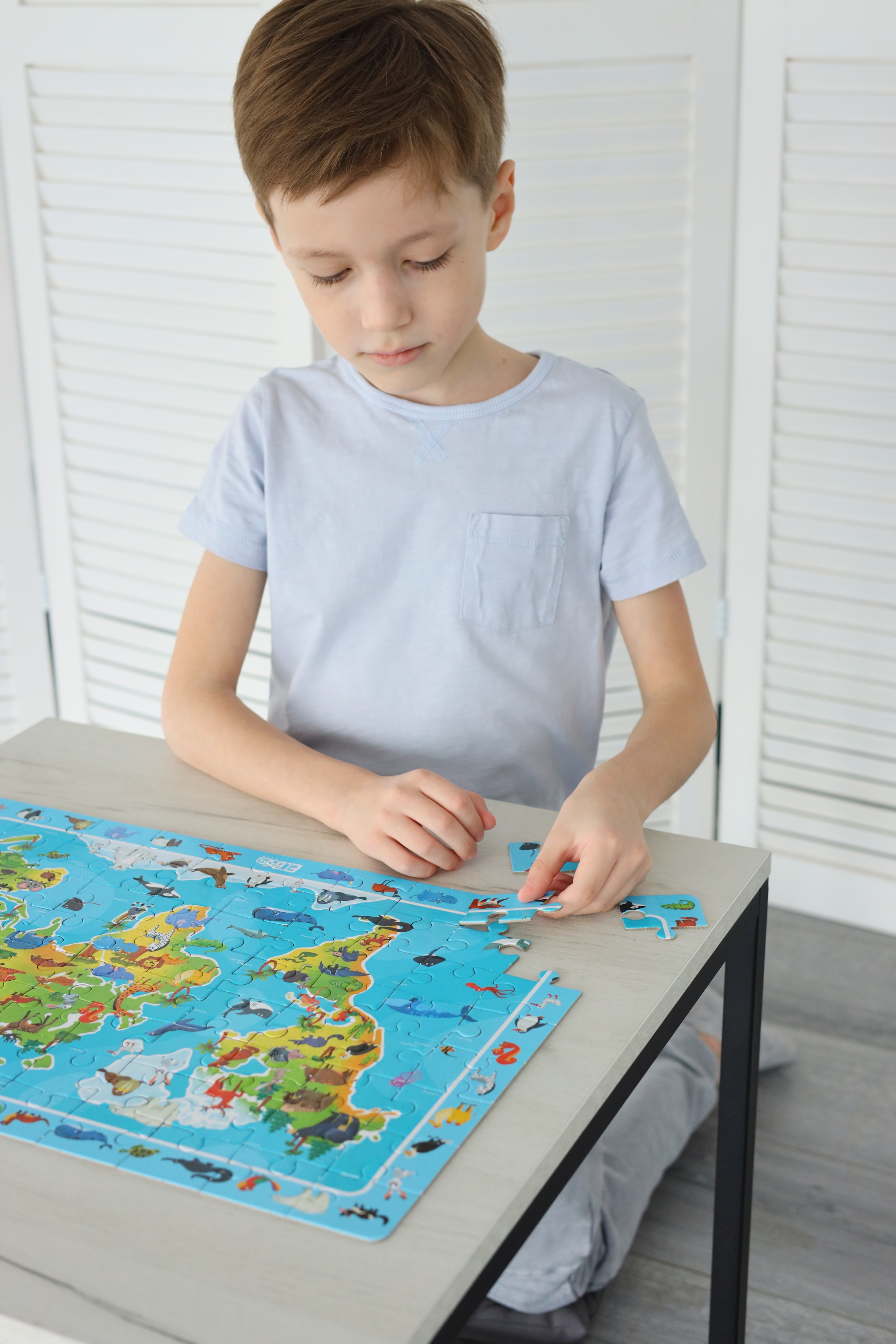Пазл El BascoKids Карта мира классический - фото 8