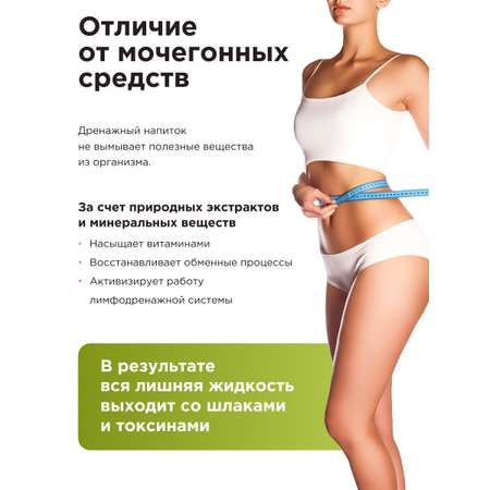 Многокомпонентный препарат Guarchibao Drainage Liquor дренажный напиток со вкусом яблоко