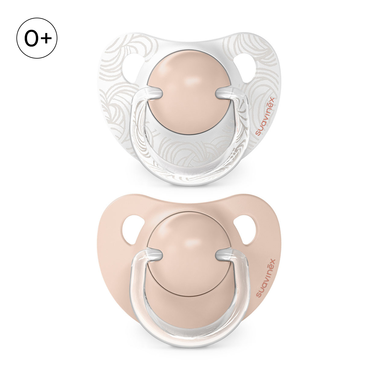 Пустышка Suavinex силикон ортодонтическая от 0 мес. 2 шт. - фото 1