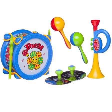 Игрушка музыкальная Abtoys ДоРеМио барабаны, маракас