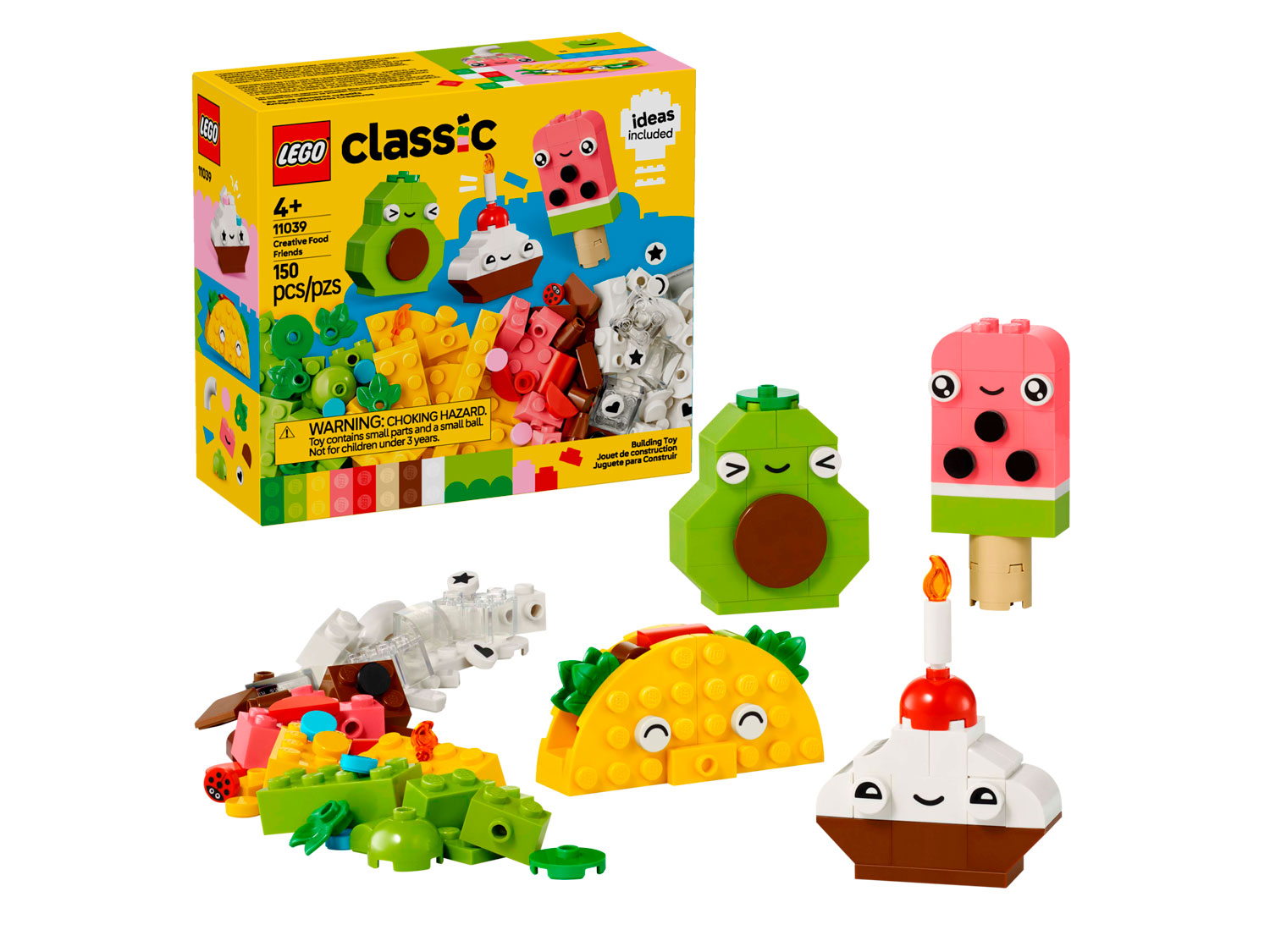 Конструктор LEGO Classic Креативная еда 150 дет. - фото 1
