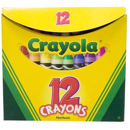 Восковые мелки Crayola 12 шт.