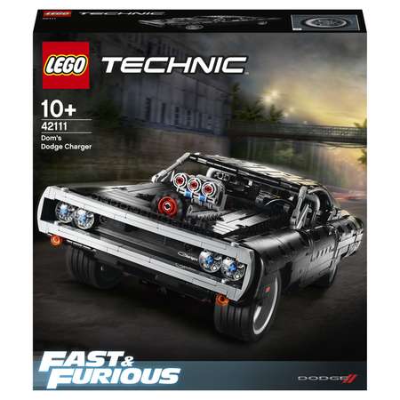 Конструктор LEGO Technic Dodge Charger Доминика Торетто блочный