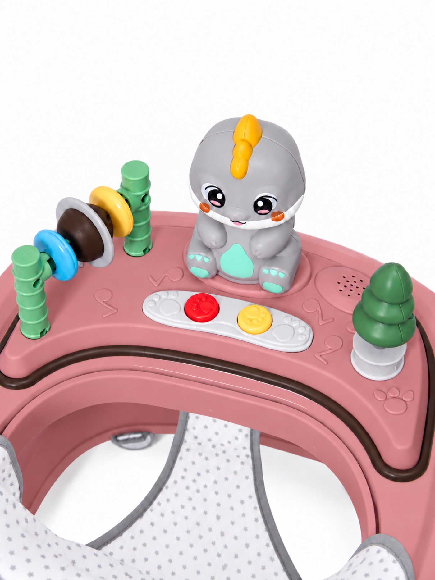 Ходунки BabyGo Lux розовый - фото 6
