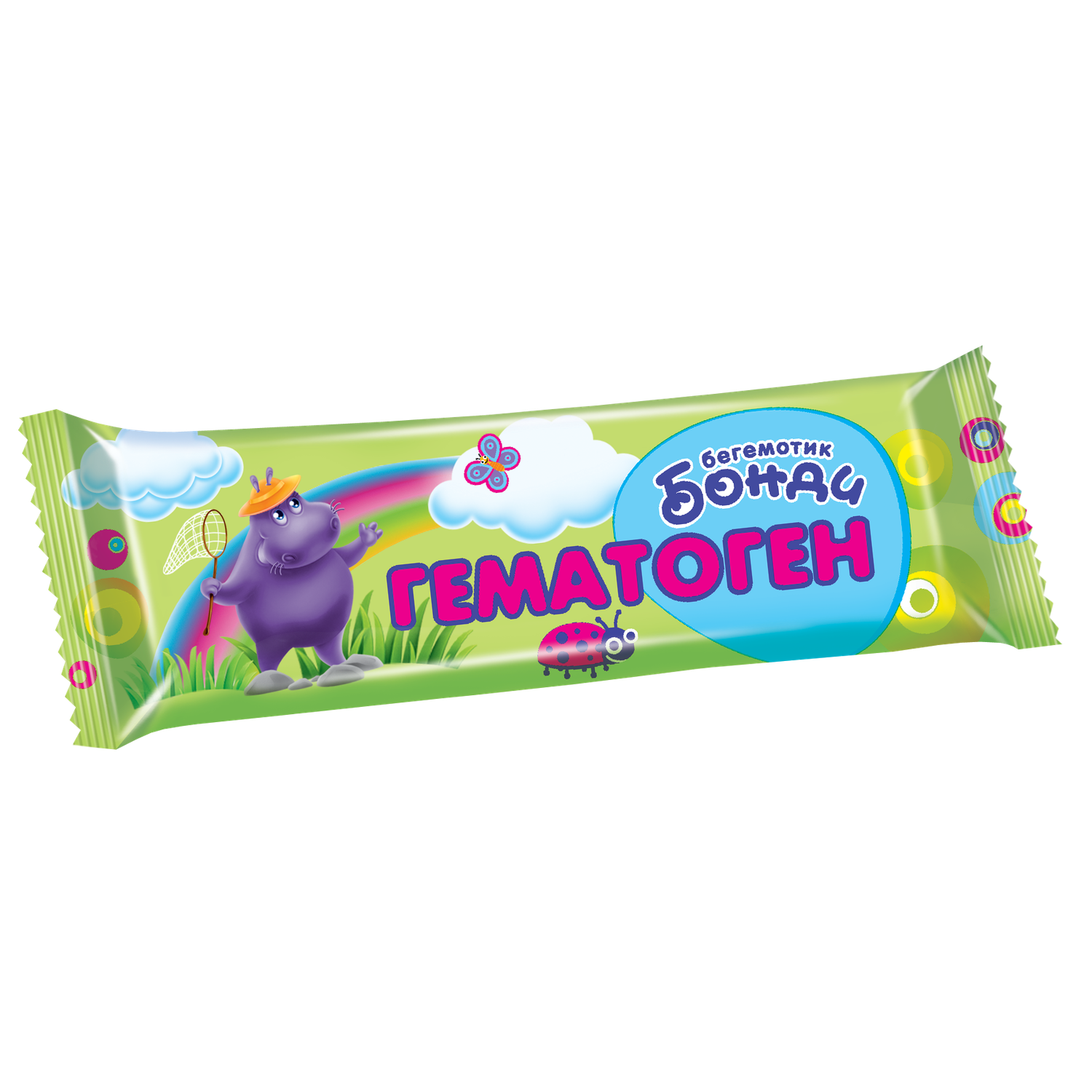 Гематоген Бонди Бегемотик классический 40г - фото 1