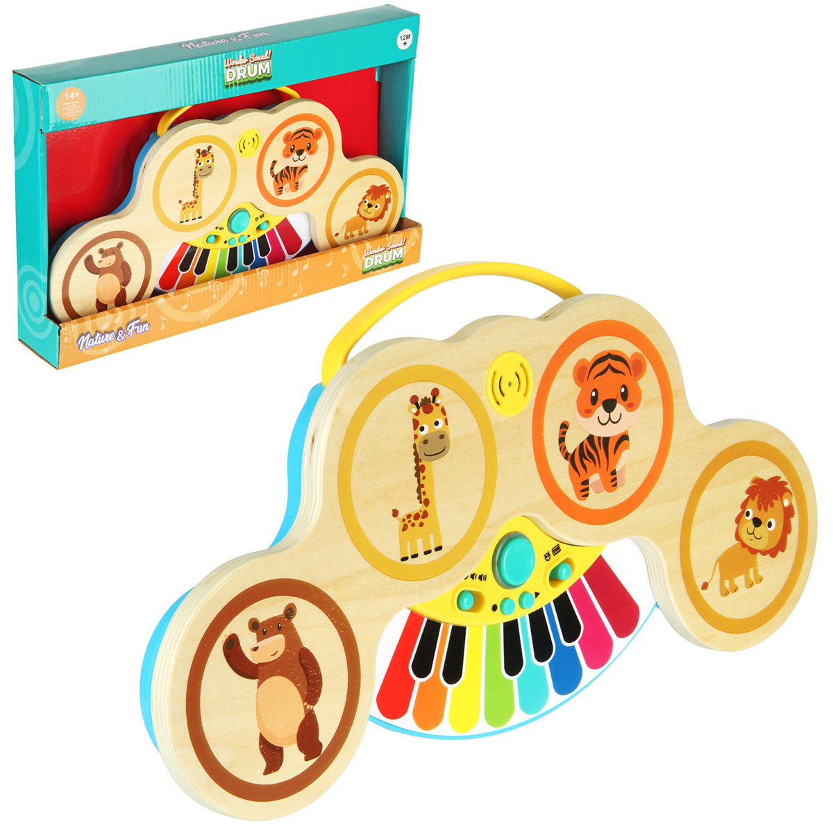 Игрушка музыкальная Veld Co барабаны, пианино, синтезатор - фото 1