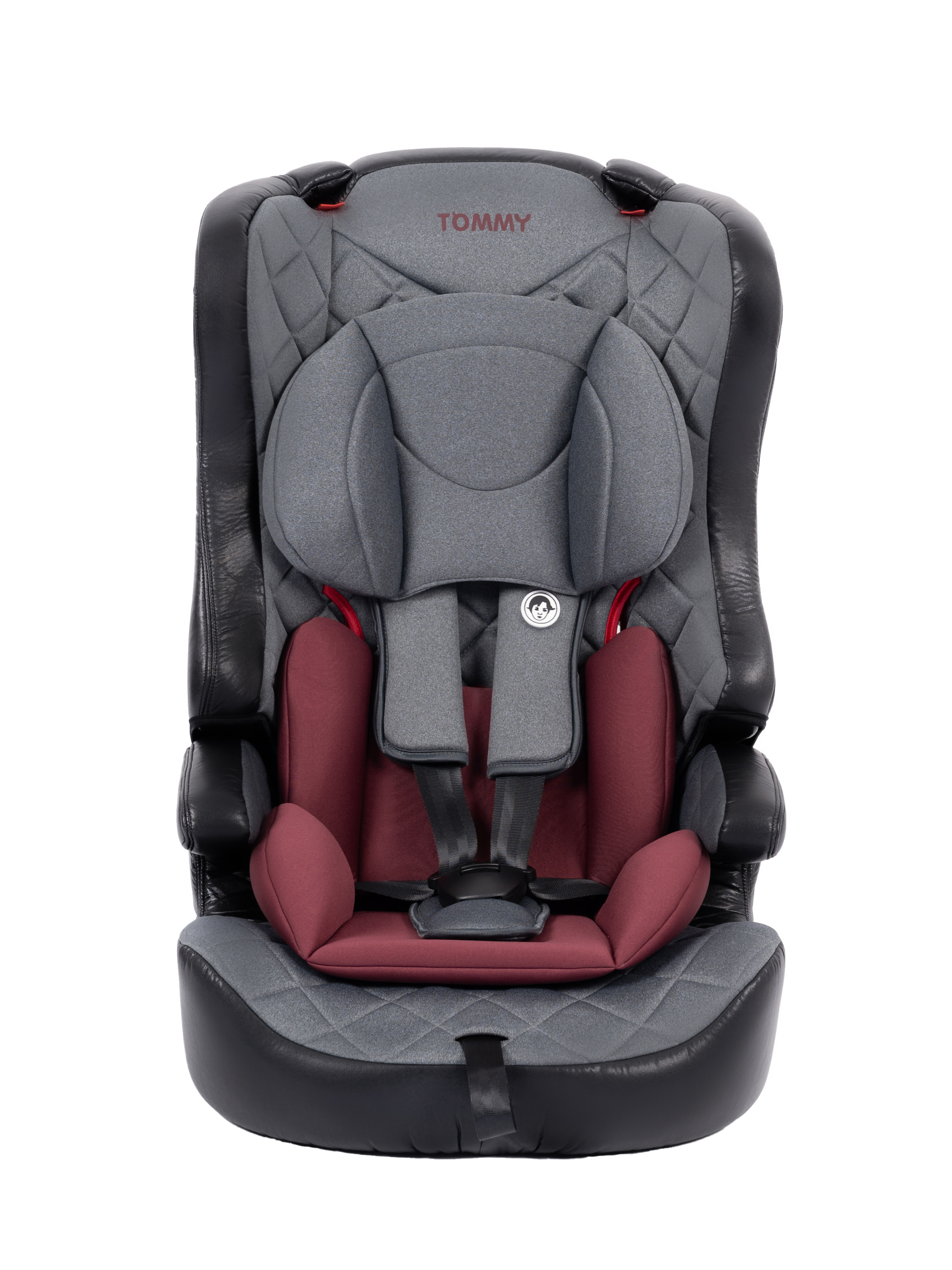 Автокресло TOMMY 1/2/3 (9-36 кг) бордовый - фото 3