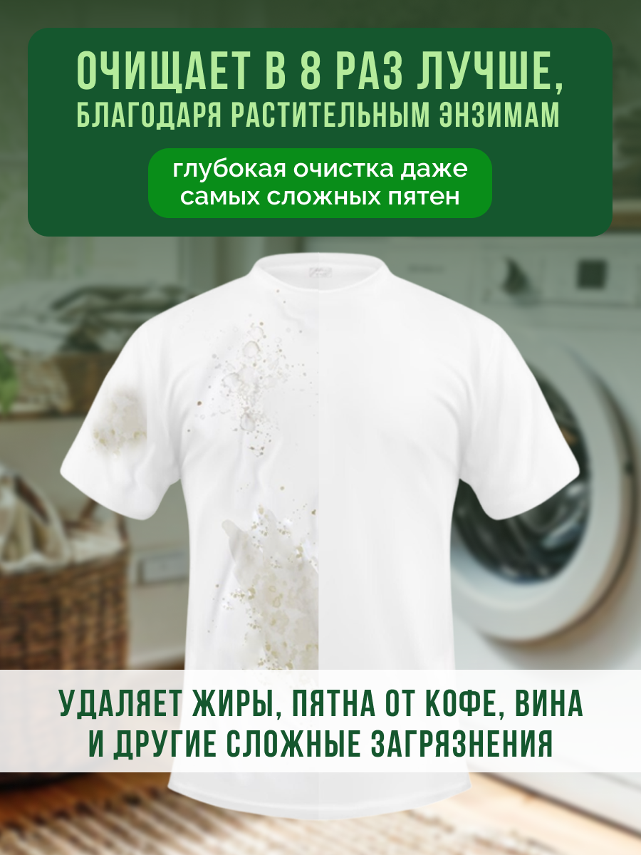Капсулы для стирки GrePower Extra Clean Сочный кумкват 100 шт. - фото 3