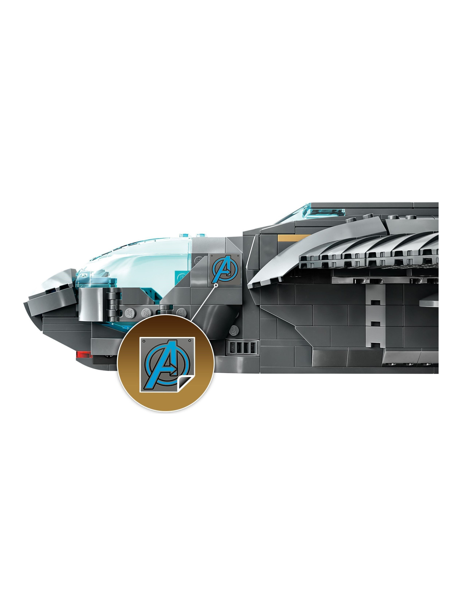 Конструктор LEGO Marvel Super Heroes Квинджет Мстителей 795 дет. - фото 4