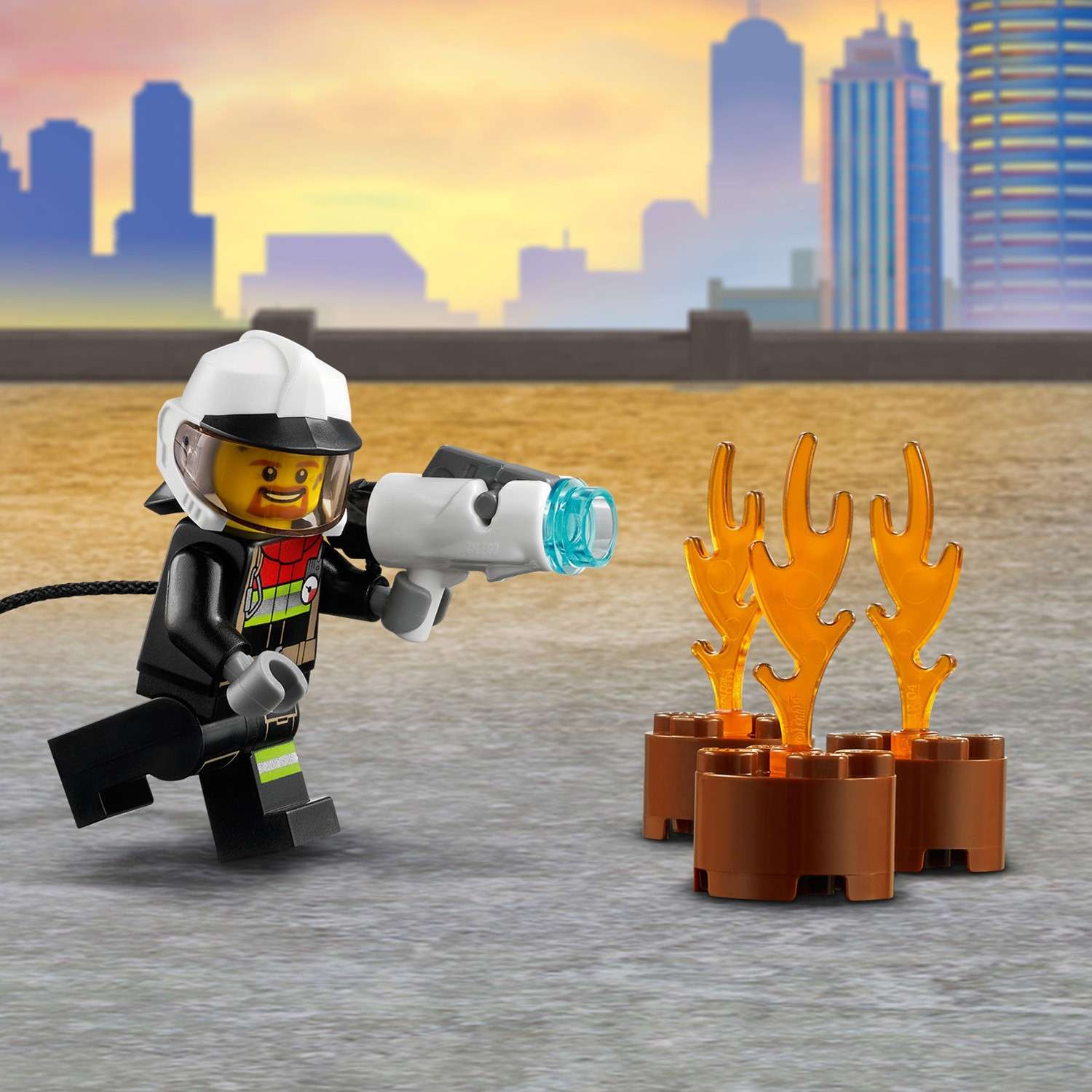 Конструктор LEGO City Fire Пожарный автомобиль блочный - фото 5