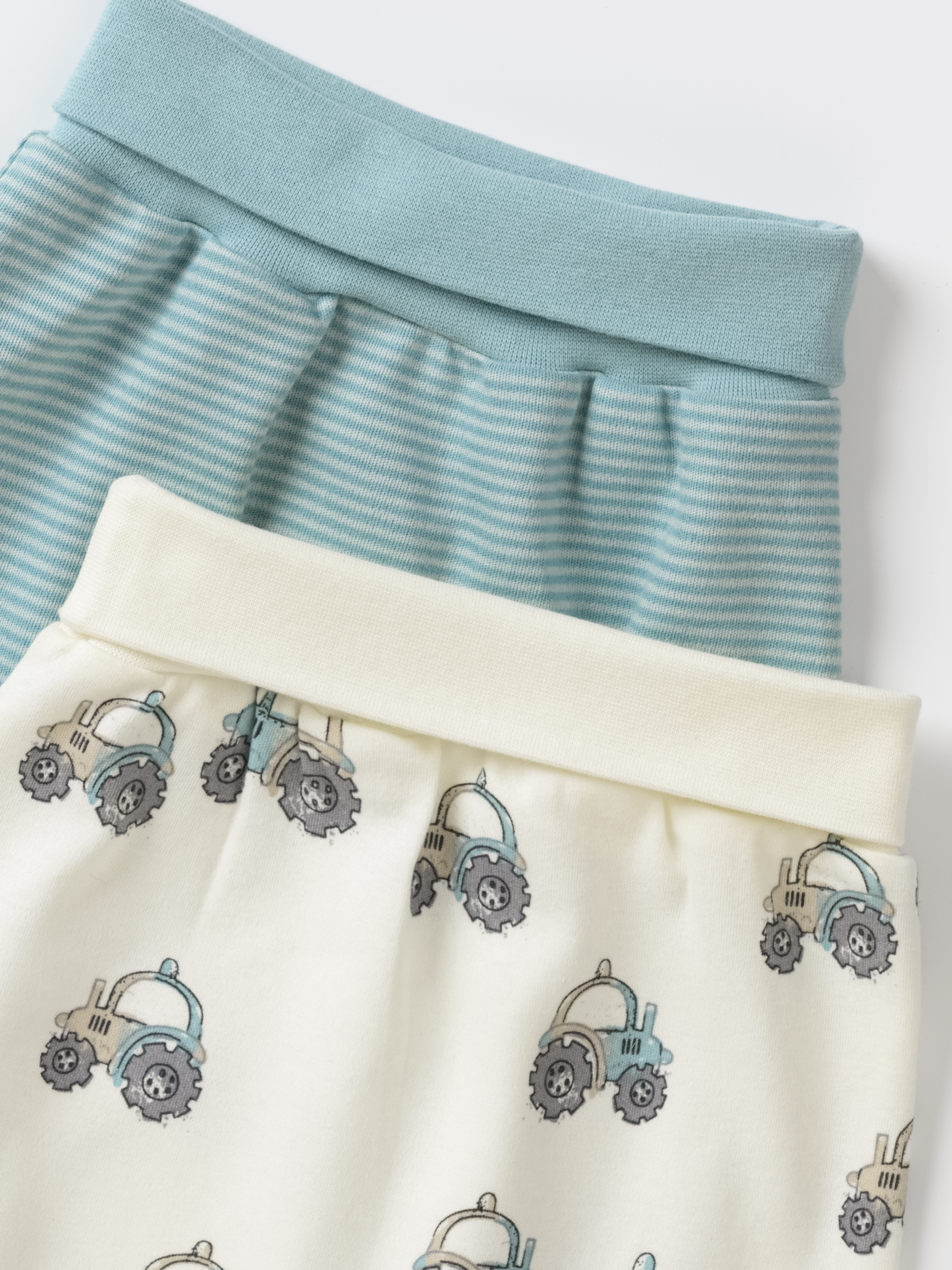 Брюки 2 шт artie S25B17BR2-1491M/Молочный-бирюзовый - фото 3